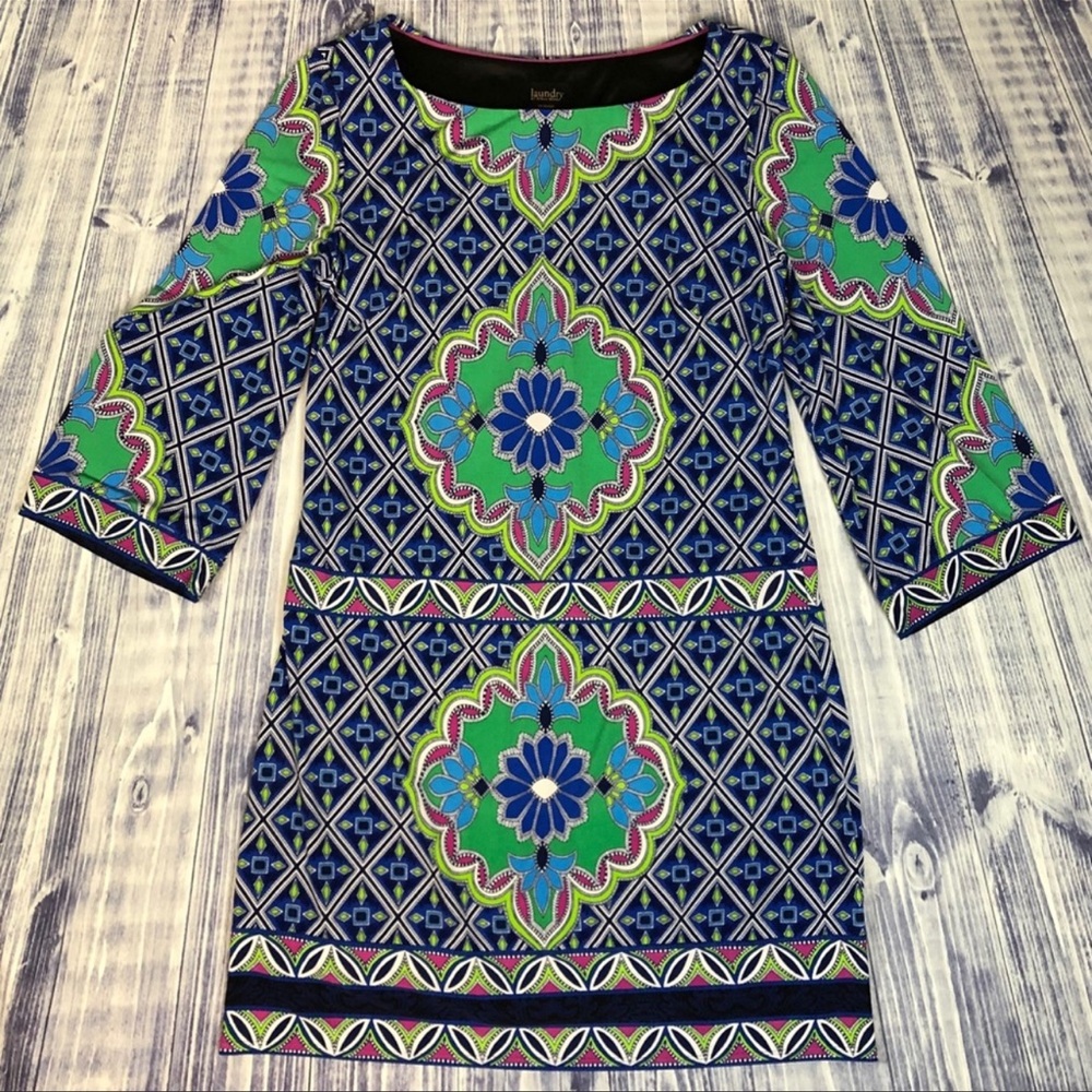 EUC Laundry by Shelli Segal Drop Waist Mini Dress - Size Medium